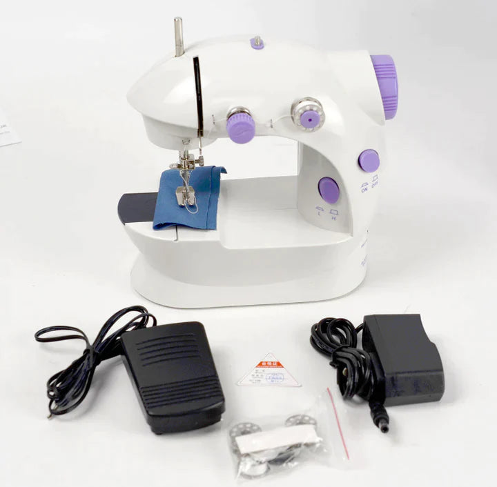 Máquina de coser eléctrica recargable, máquina de coser portátil para el  hogar para cortinas y manteles (color morado, tamaño: talla única) (morado