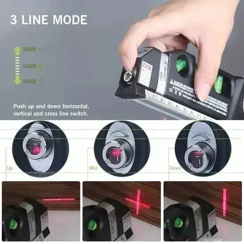 Metro/ Huincha Nivel Laser 4 en 1 - LevelPro™