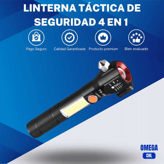 Linterna 4 En 1 Recargable